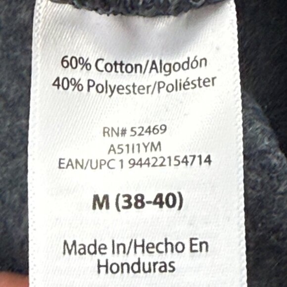 Athletic Works Men's Fleece Dark Gray Sweatshirt M (38-40) Moisture Wicking NWT - Picture 8 of 10